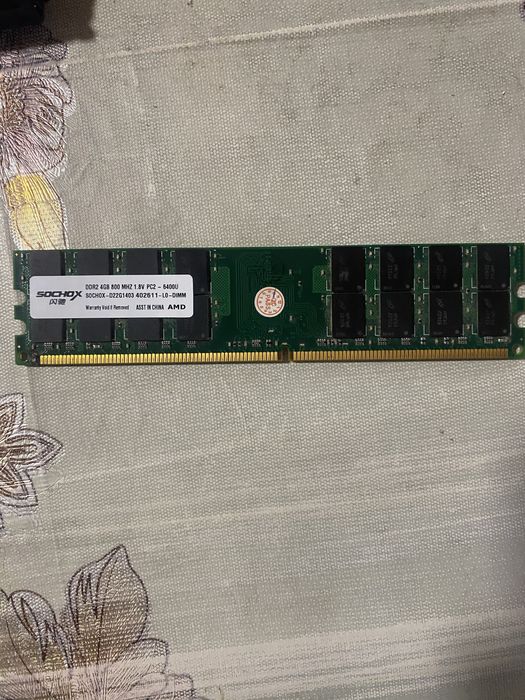 Оперативна память ddr 2 4gb Sochox 800mhz