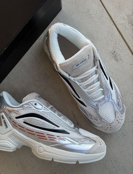 Кросівки Raf Simons Ultrascepte Silver Red•Раф Сімонс Ультраскепт(срібло-червоні)