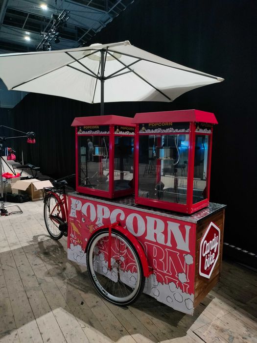 Candy Bike Wata cukrowa POPCORN Nachos Lemoniada eventy piknik wesele