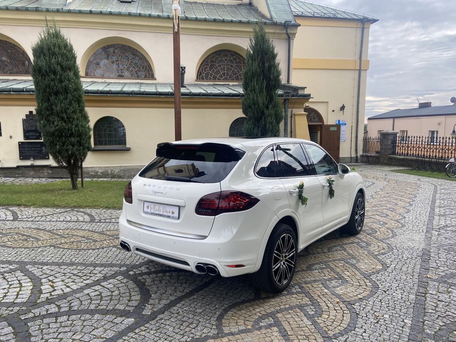 Auto do ślubu Porsche Cayenne Techart -wesele
