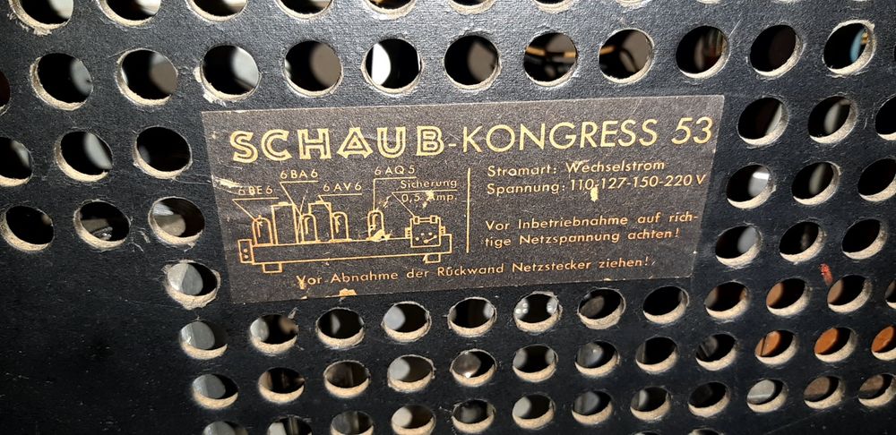 Rádio Schaub Kongress 53