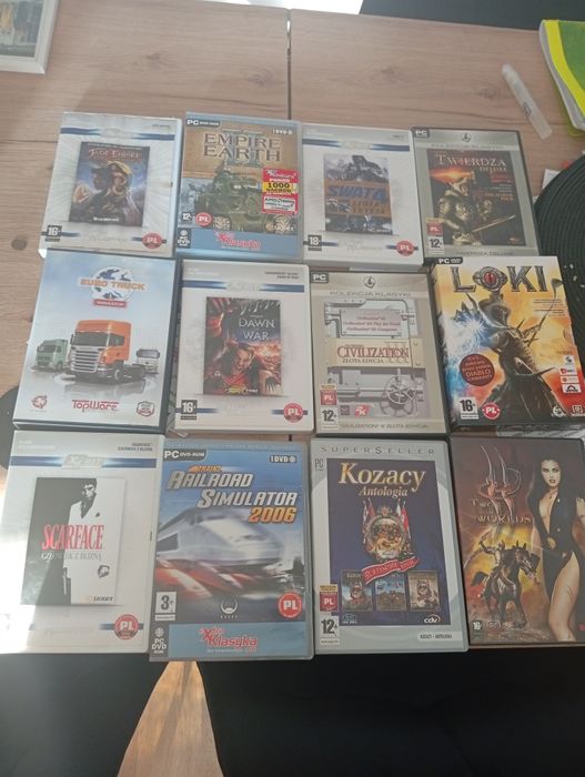 60 gier PC  w tym Call of Duty, Battlefield, GTA, Max Payne
