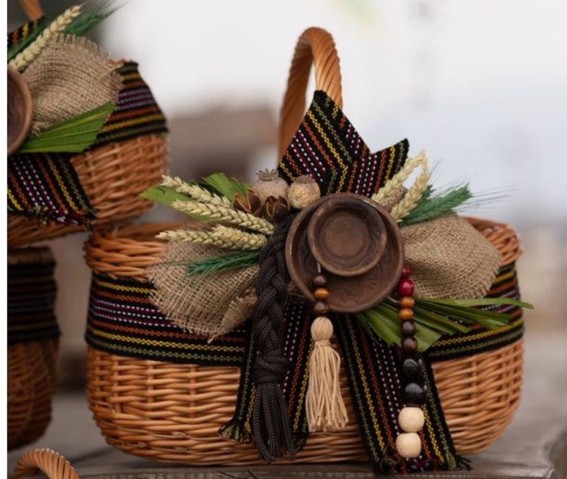 Пасхальний кошик. Великодній кошик. Етнодекор. Голендер