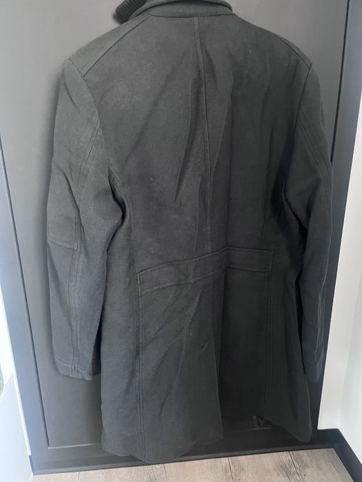 Casaco/sobretudo homem zara preto grosso