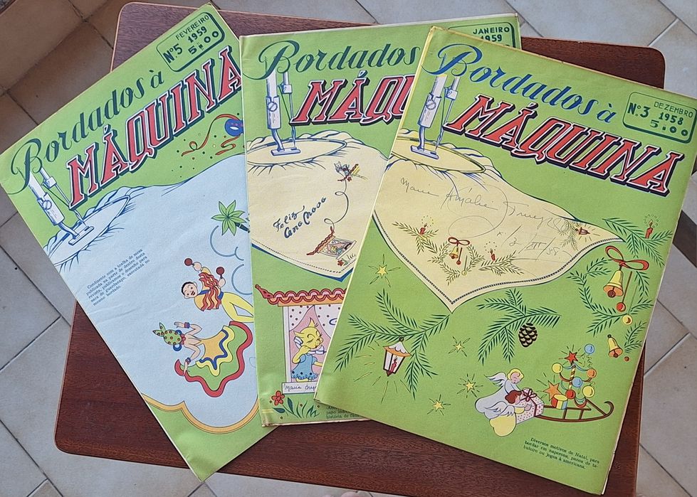 21 Revistas "Bordados à Máquina" e "Ela"