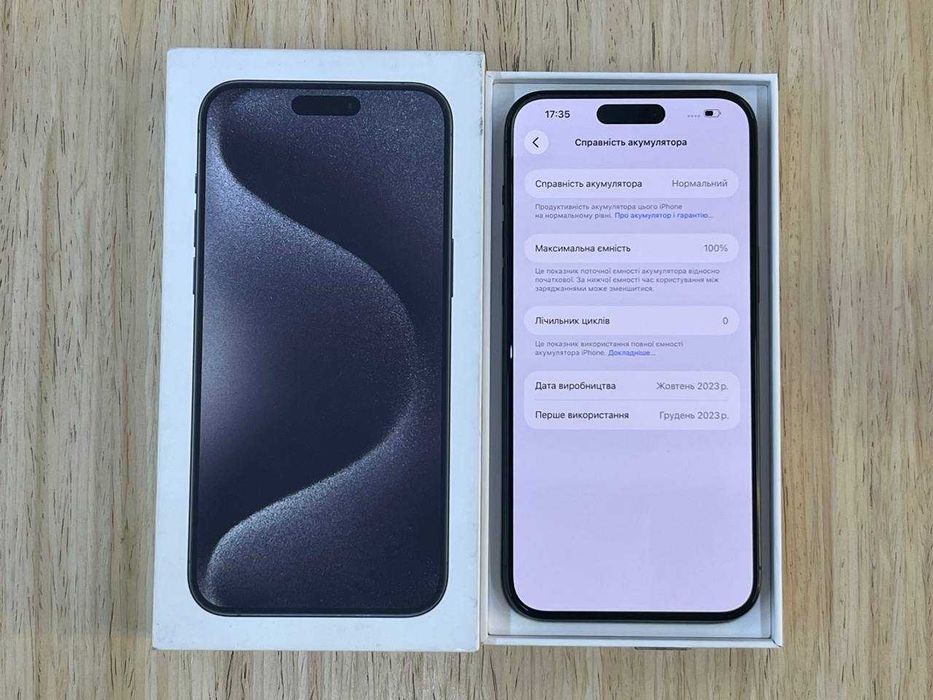 /1376/  iPhone 15 Pro Max 1TB Black Titanium