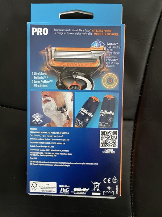 Чоловічий станок Gillette Proglide power