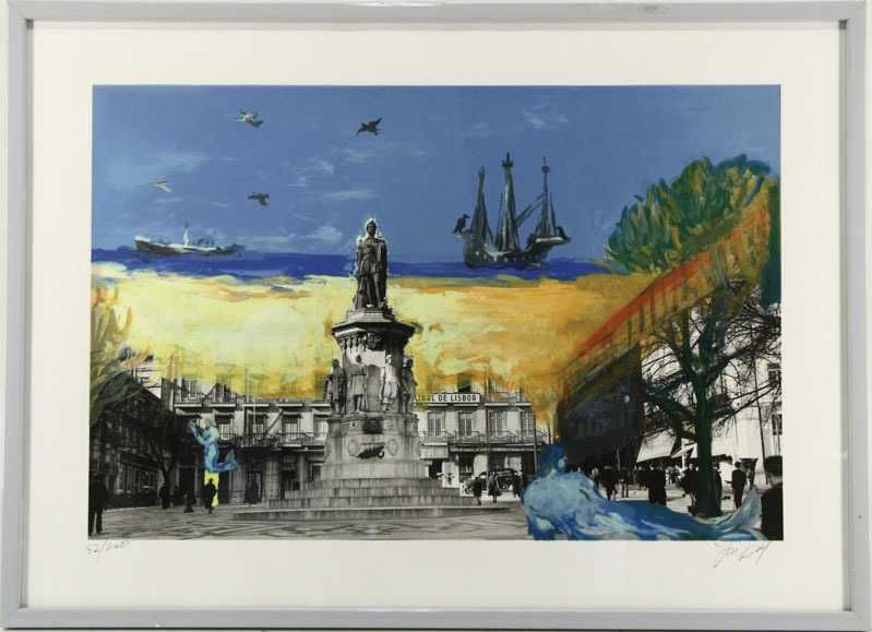 Serigrafia - Lisboa Praça Camões