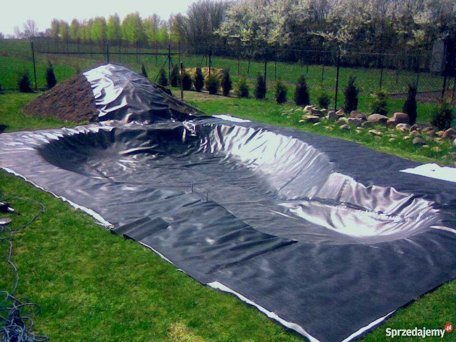 Folia do oczek oczka wodnych/Geomembrana gr 1.0mm Czarna lub Niebieska