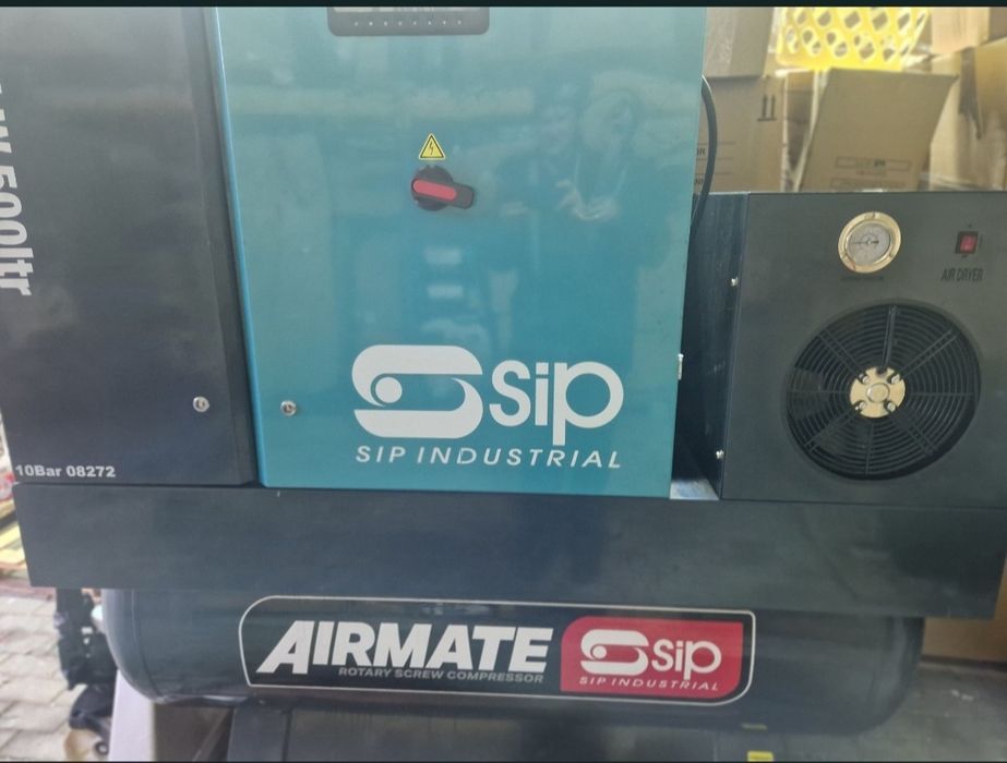 Kompresor  śrubowy SIP VSDD/RD 11kW 10bar 500ltr 400v