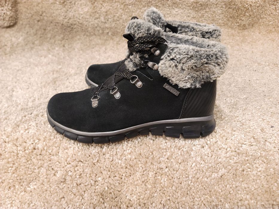 SALOMON, SKECHERS Waterproof р 38-39 Зимові термо ботінки