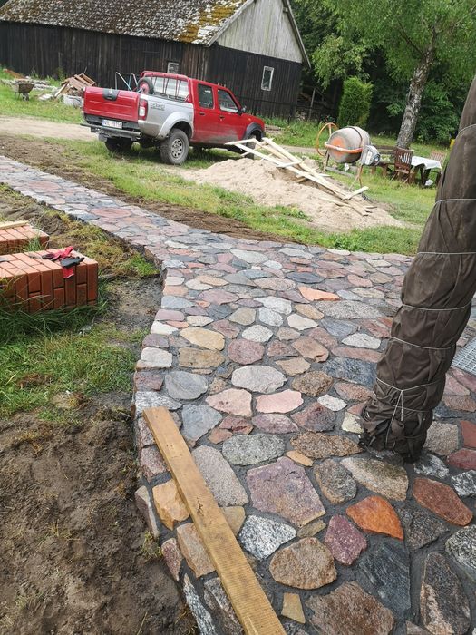 Kamień łupany elewacja, podjazd,dostępny" od ręki "