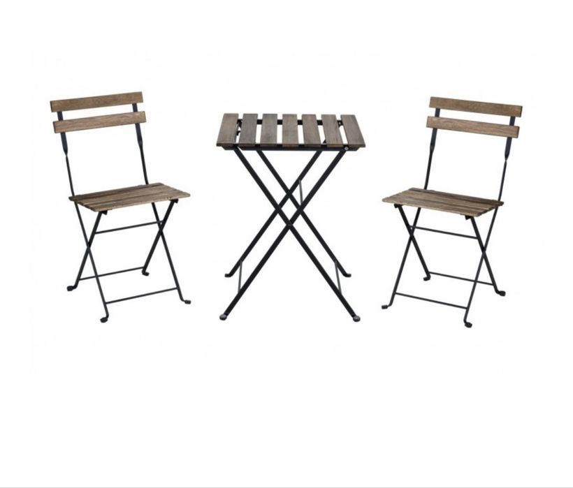 Комплект складаних садових меблів ikea