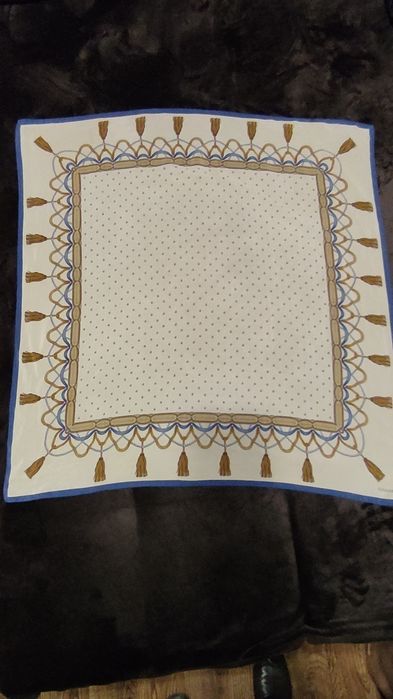 Коллекционный шелковый винтажный платок Сhanel