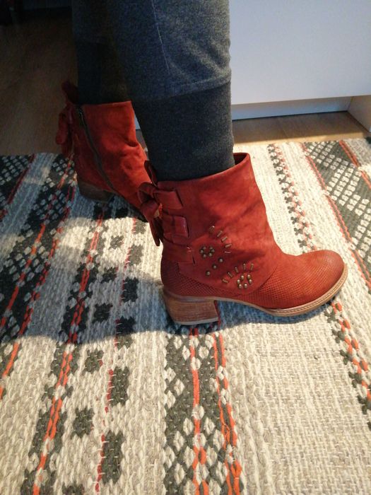 Buty damskie firmy AS skórzane r41