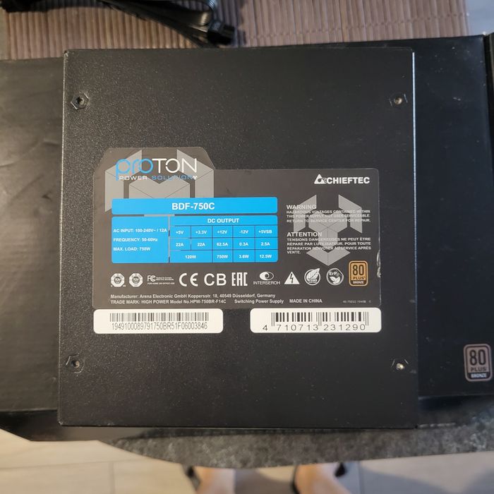 Блок живлення Chieftec BDF-750C 750W