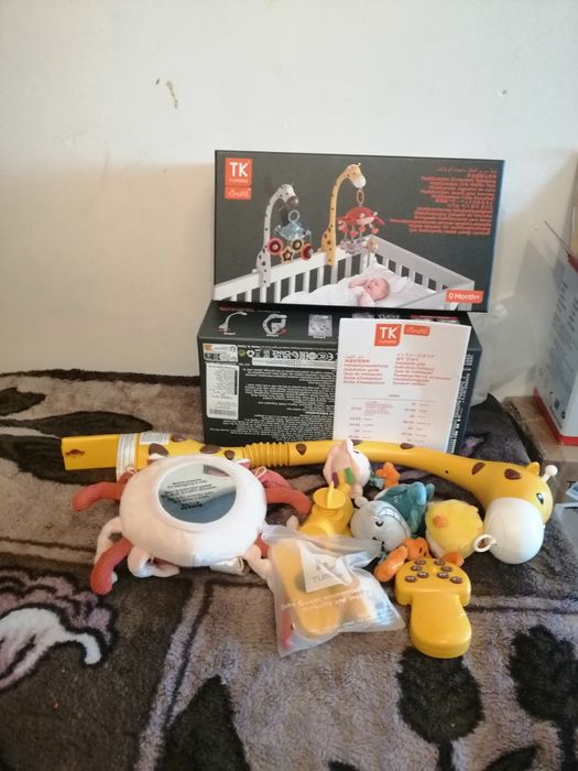 TUMAMA Ruchoma zabawka muzyczna 3 w 1, zabawka z pilotem,nowe