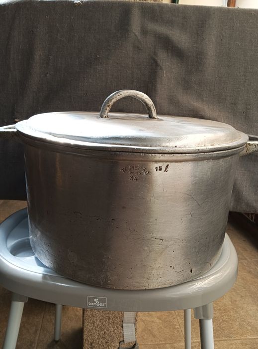 Panela antiga alumínio fundido