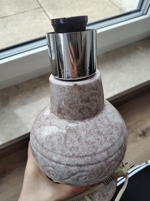 Duża bułgarska lampka nocna retro lata 70.