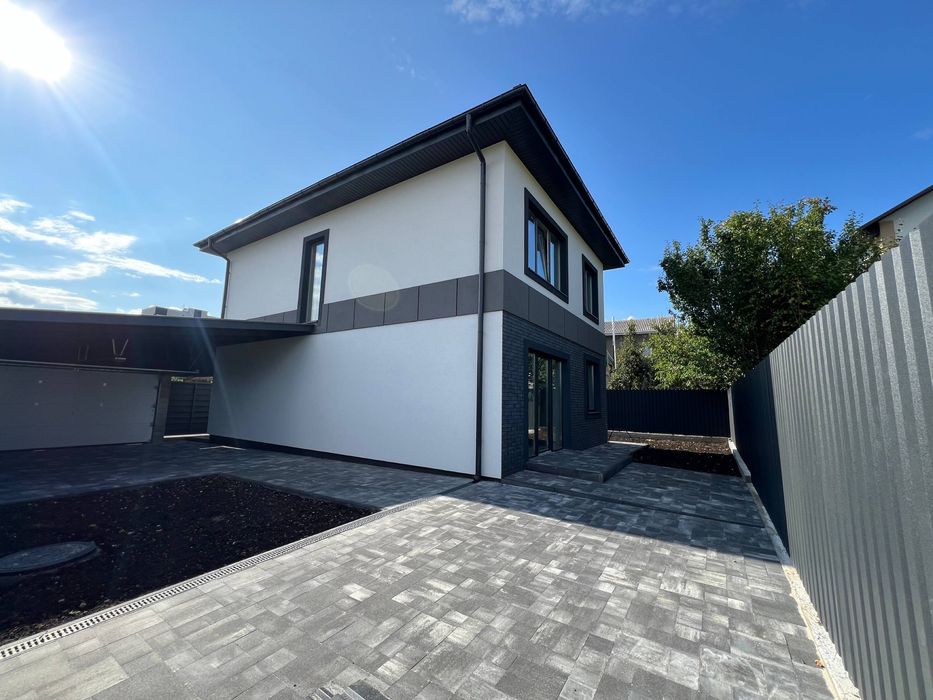 • ПРОДАЖ БЕЗ КОМІСІЇ | Будинок 124 м² з штукатуркою та навісом на 3,2 сотках | Ірпінь | монолітне перекриття | ГАЗ |