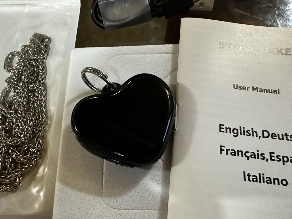 Диктофон-кулон сердце 8GB