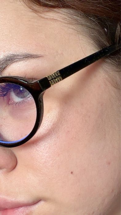 Okulary old money czarne  miu miu