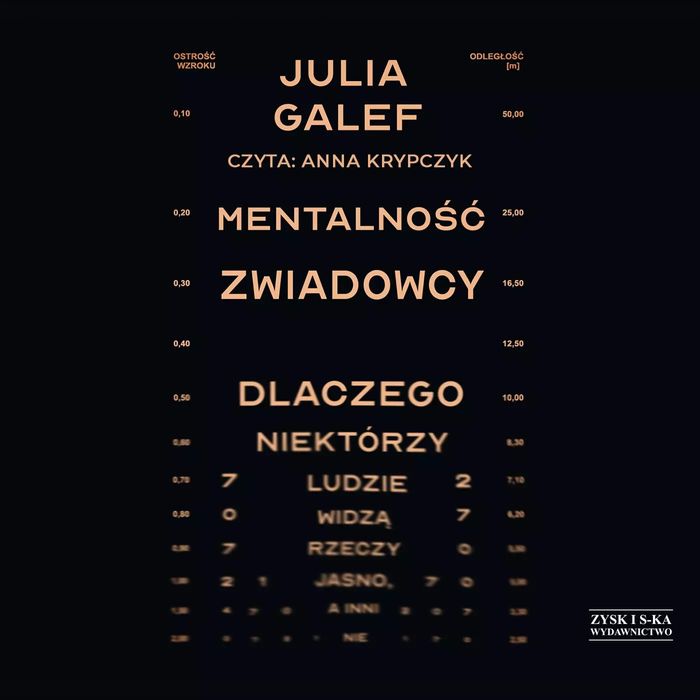 CD MP3 Mentalność zwiadowcy. Dlaczego niektórzy ludzie widzą rzeczy jasno, a inni nie. Zysk i S-ka / Heraclon. Nowy Produkt