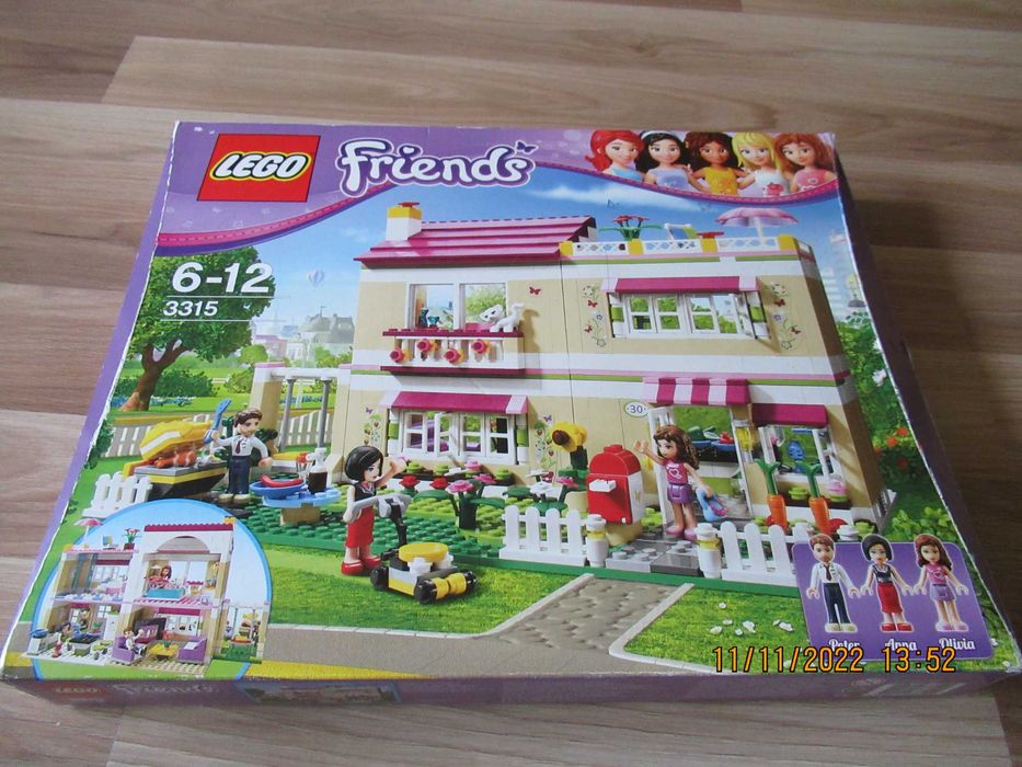 Zestaw klocków LEGO Friends – Dom Oliwii – nr katalogowy 3315 Łódź