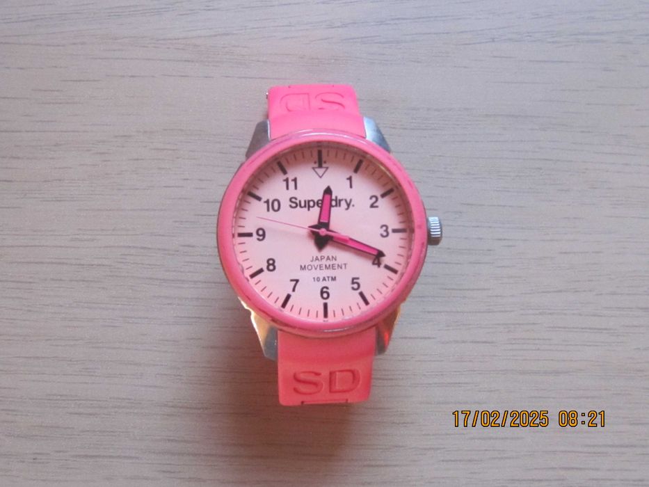 Super dry sportowy zegarek damski