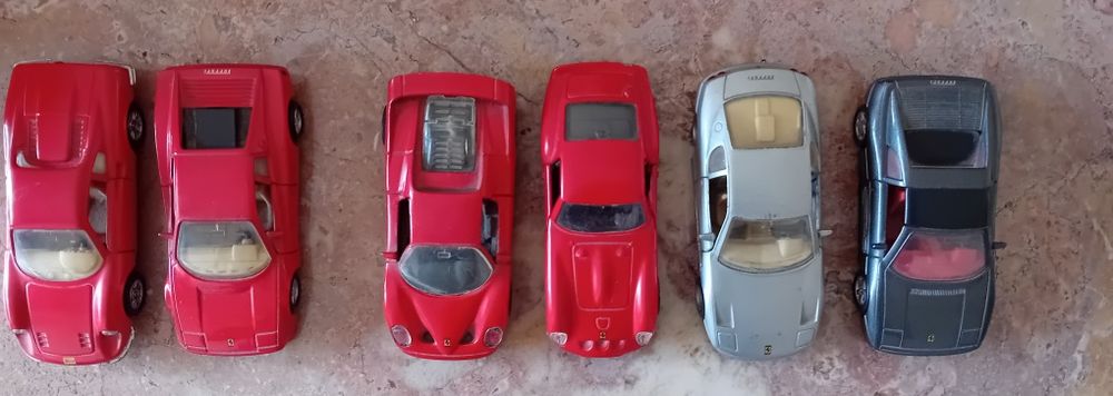 6 modelos da Ferrari edição SHELL