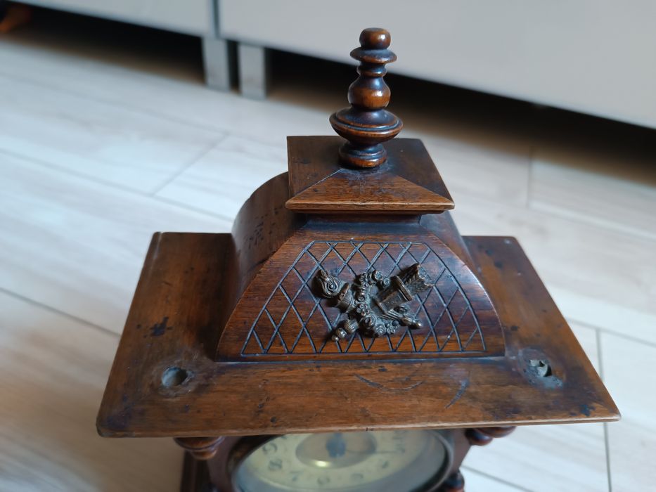 Gabinetowy Zegar JUNGHANS Secesja / Eklektyzm 1890