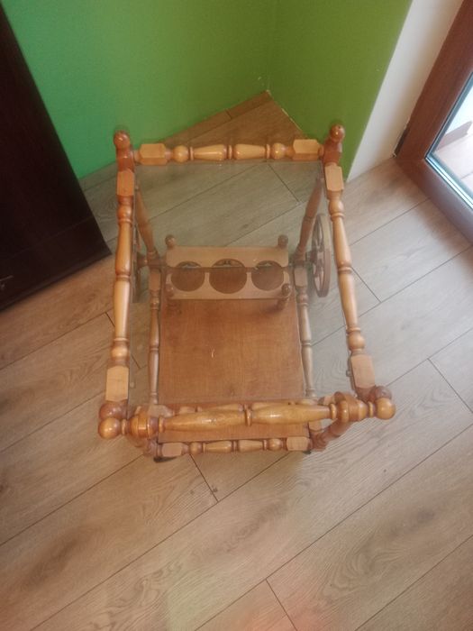 Stoli kawowy szklany