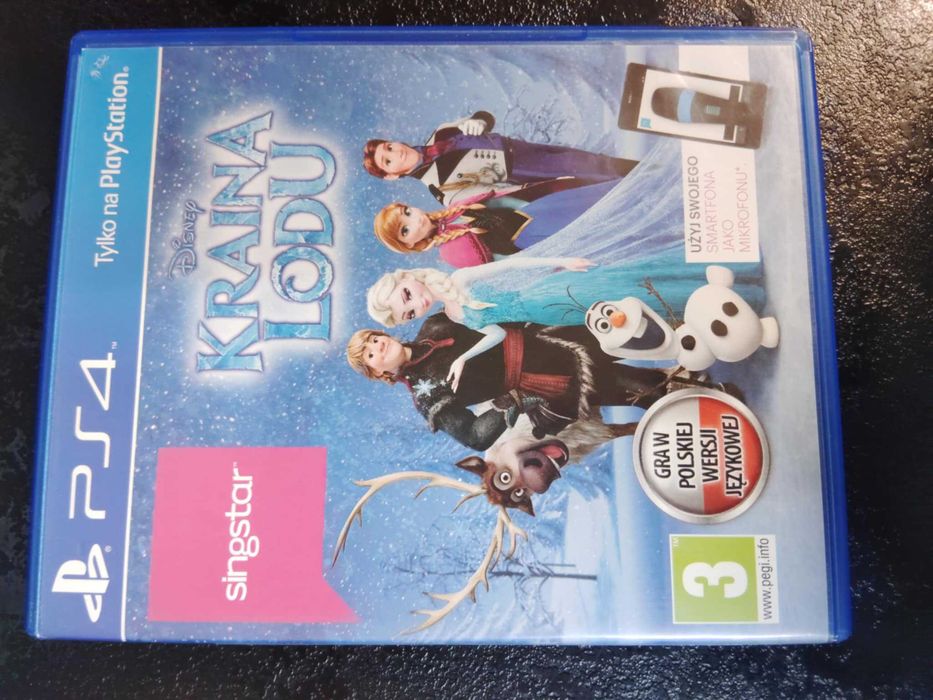 SingStar Kraina Lodu PS4 Polska wersja / Polska okładka