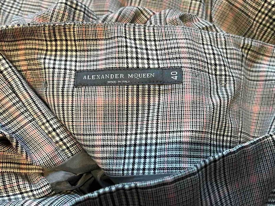 До 25.04 ц 9500 Шерстяной костюм Alexander McQueen, p.S оригинал