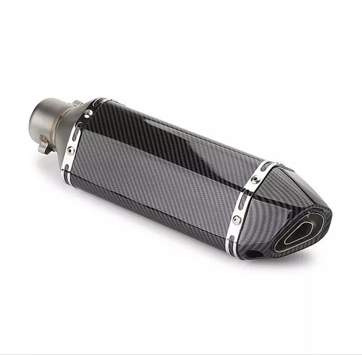 Прямоток Acrapovic 47-37см Акрапович червоний