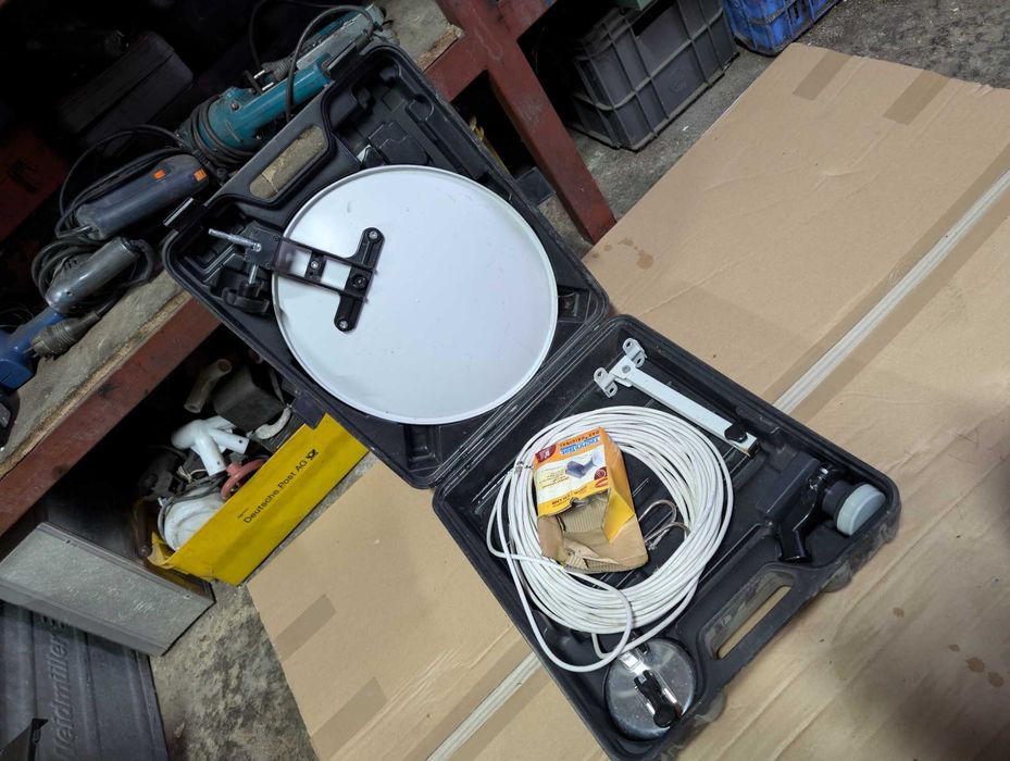 Antena turystyczna TV Satelitarna zestaw