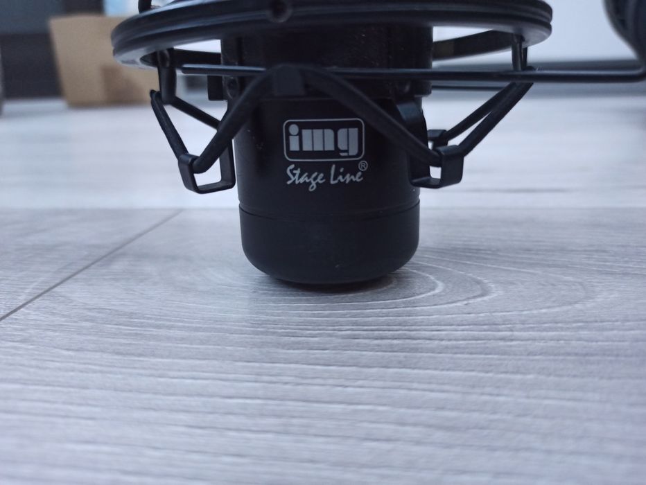 Wielkomembranowy mikrofon pojemnościowy USB img stage line ecm-140