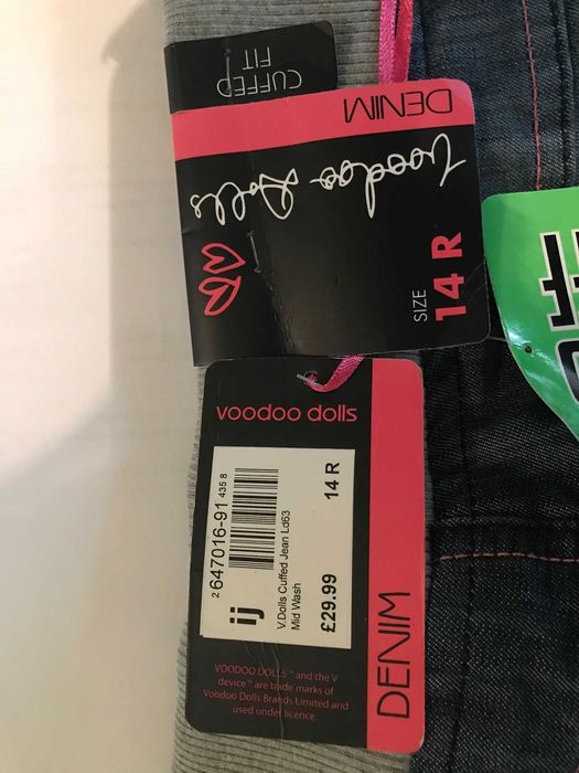 джинсы джоггеры штаны брюки чиносы батал Voodoo Dolls Англия