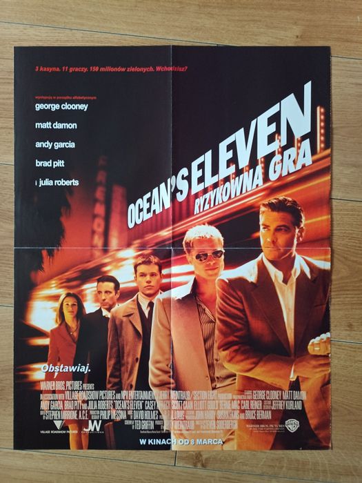 Plakat dwustronny Władca pierścieni i Ocean Eleven