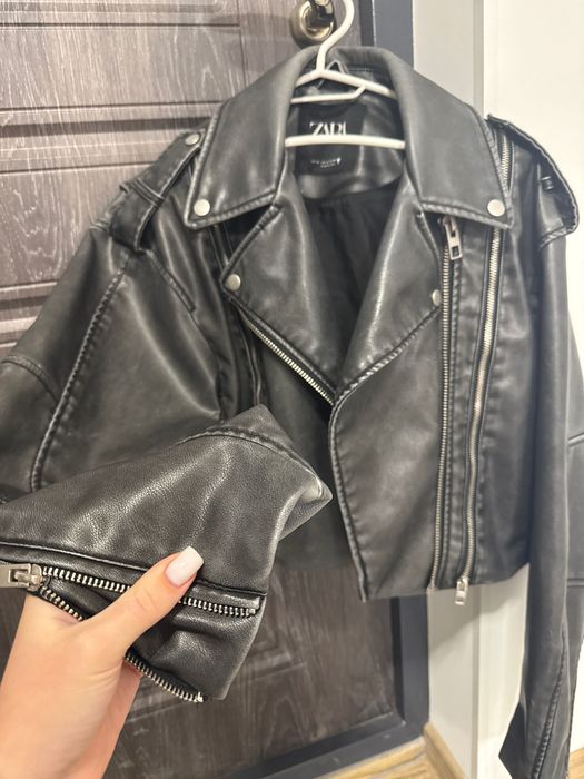 Кожанка косуха зара Zara
