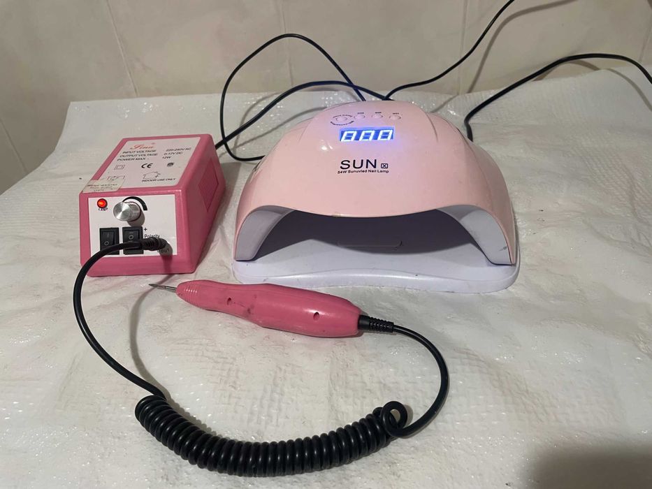 Фрезер, лампа для маникюра педикюра Lina Mercedes 2000 12W SUN X 54 w