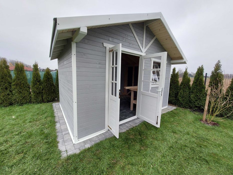 Domek narzędziowy. Garaż. Drewutnia. Wiata.  Dowolne kolory z montażem