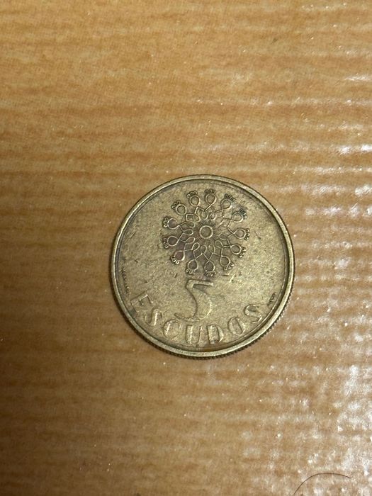 Moeda de 5$00 de 1991