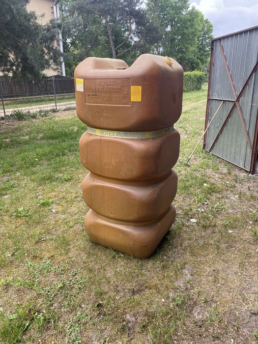Zbiornik 750l po ropie/oleju, deszczowka