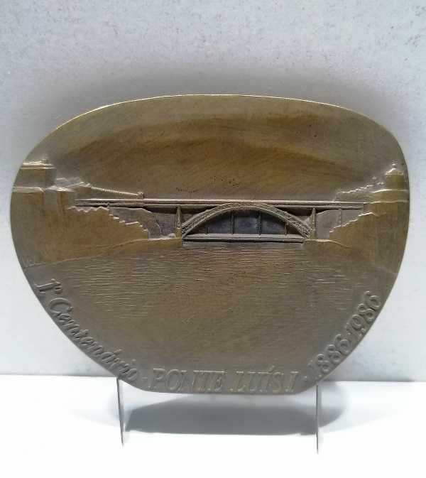 Medalha Bronze 1º Centenário da Ponte Luís I em 1986