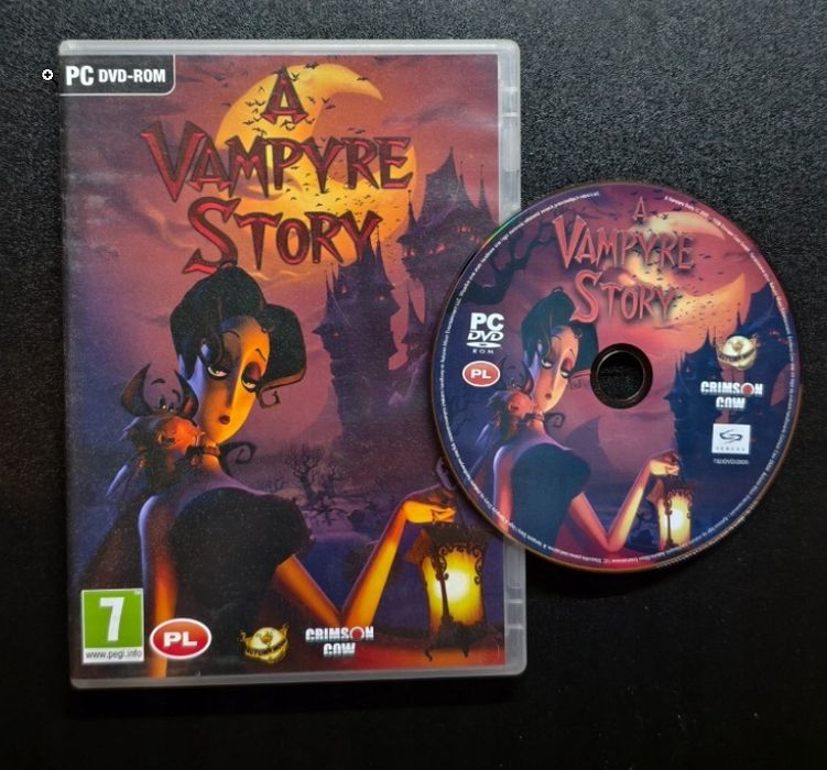 gra pc - a vampyre story - polskie wydanie pudełkowe
