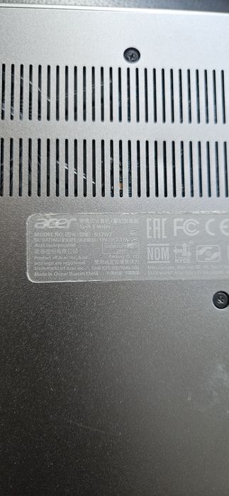 Portátil acer aspin 5 séries  50.€
