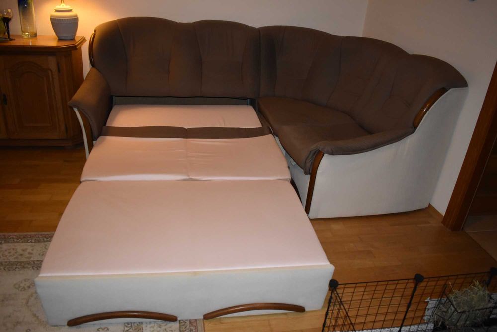 Narożnik z funkcją spania