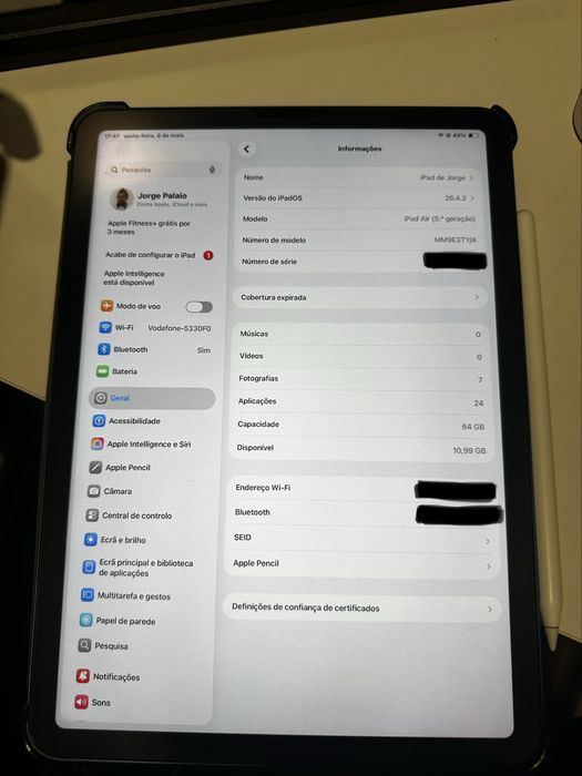 Ipad e Pen Apple497515327411333123