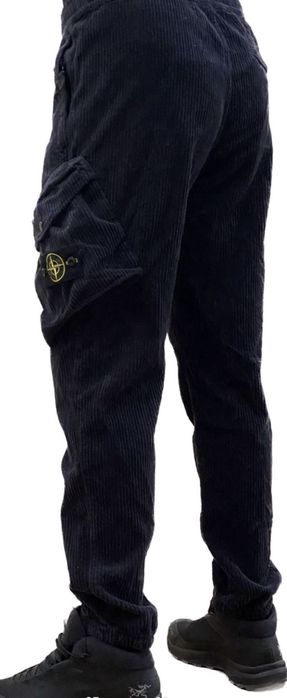 Штани чоловічі STONE ISLAND Velvet Corduroy Cargo/ Оригінал/